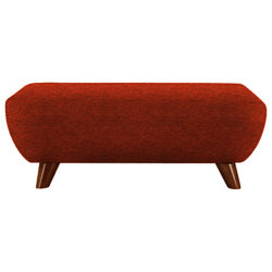 G Plan Vintage The Sixty Seven Footstool Tonic Orange